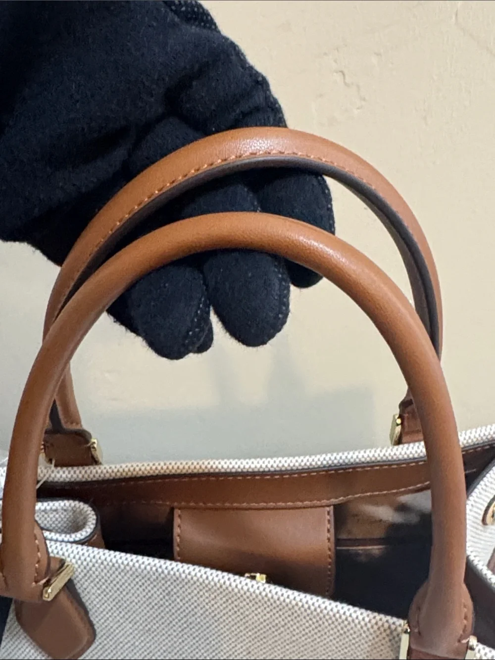 NEW✨NEW✨Kate Spade Ellie Small Tote Warm Gingerbread Canvas Satchel